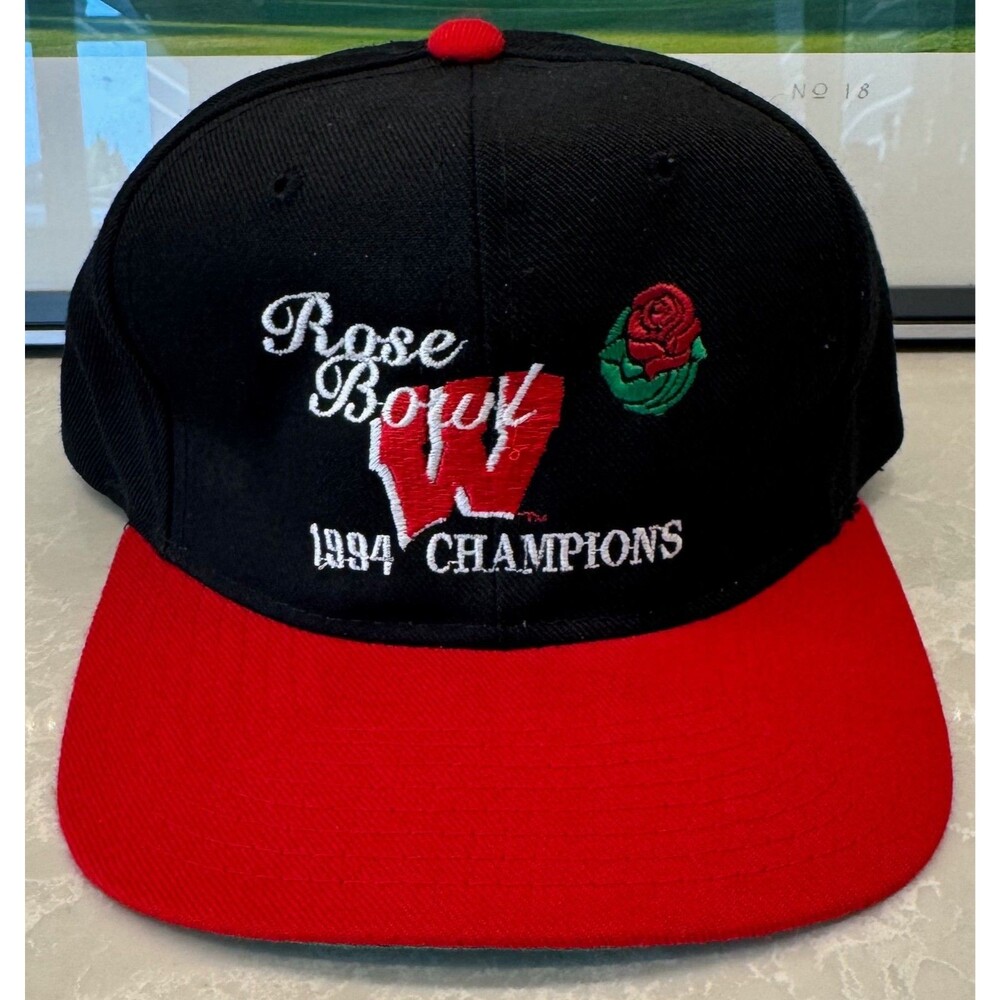 Wisconsin Badgers 1994 Rose Bowl - Yupoong Hat - Men's Adjustable - VINTAGE